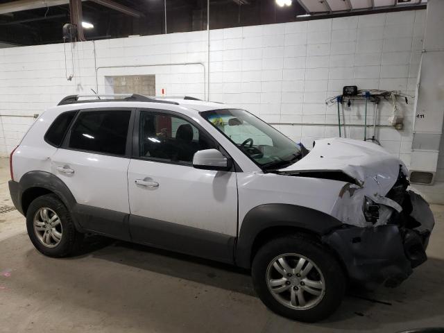 KM8JN72D26U334624 - 2006 HYUNDAI TUCSON GLS WHITE photo 4