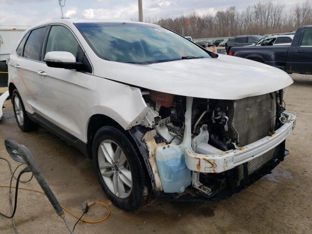 2FMPK4J97HBB56507 - 2017 FORD EDGE SEL WHITE photo 4