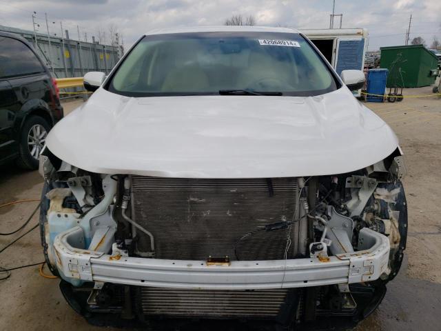 2FMPK4J97HBB56507 - 2017 FORD EDGE SEL WHITE photo 5