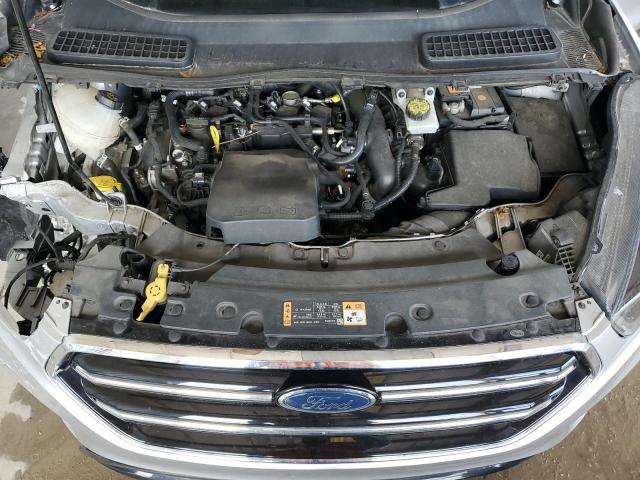 1FMCU0GD7KUA74789 - 2019 FORD ESCAPE SE SILVER photo 12