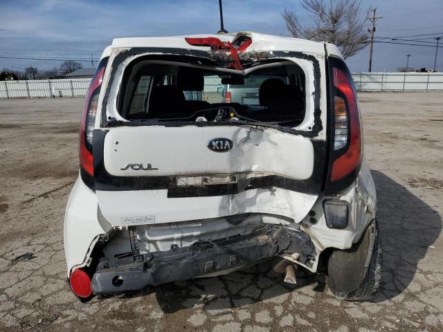 KNDJP3A55F7133915 - 2015 KIA SOUL + WHITE photo 6