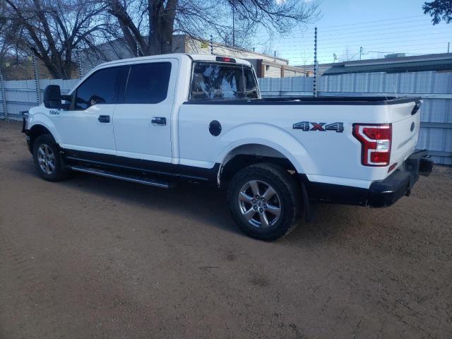 1FTFW1E43KKE14892 - 2019 FORD F150 SUPERCREW WHITE photo 2