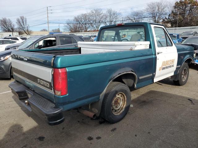 1FTEF15Y2TLC17139 - 1996 FORD F150 TEAL photo 3