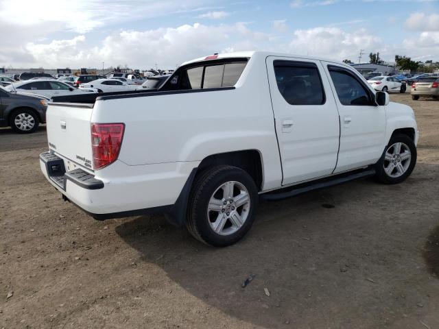 5FPYK1F51AB004087 - 2010 HONDA RIDGELINE RTL WHITE photo 3