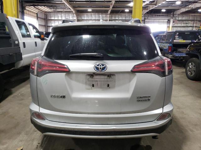 JTMDJREV5GD055389 - 2016 TOYOTA RAV4 HV LIMITED SILVER photo 6