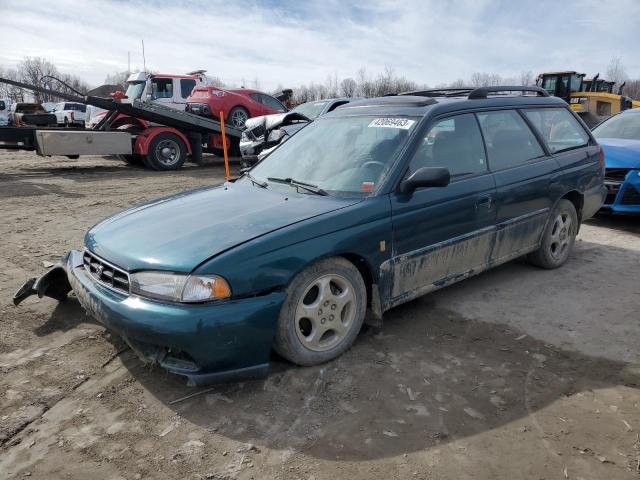 4S3BK4359X7302292 - 1999 SUBARU LEGACY L GREEN photo 1