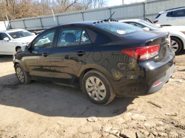 3KPA24AD2LE279406 - 2020 KIA RIO LX BLACK photo 2