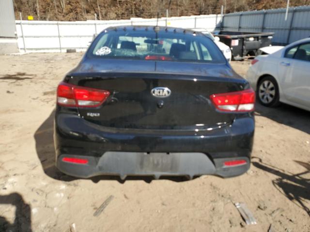 3KPA24AD2LE279406 - 2020 KIA RIO LX BLACK photo 6