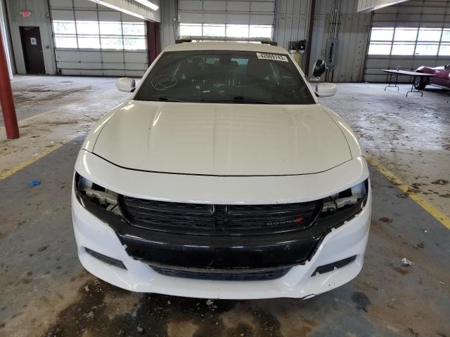 2C3CDXKTXJH323846 - 2018 DODGE CHARGER POLICE WHITE photo 5