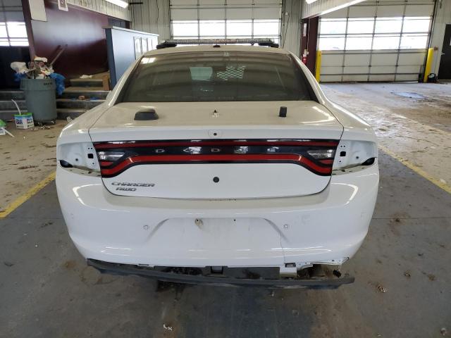 2C3CDXKTXJH323846 - 2018 DODGE CHARGER POLICE WHITE photo 6