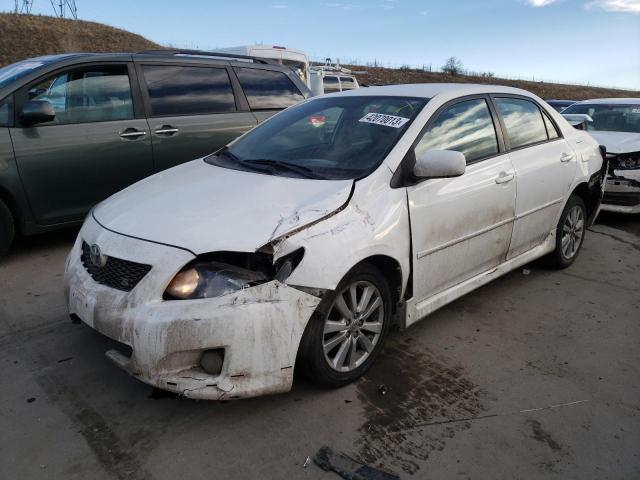 1NXBU4EE0AZ272577 - 2010 TOYOTA COROLLA BASE WHITE photo 1