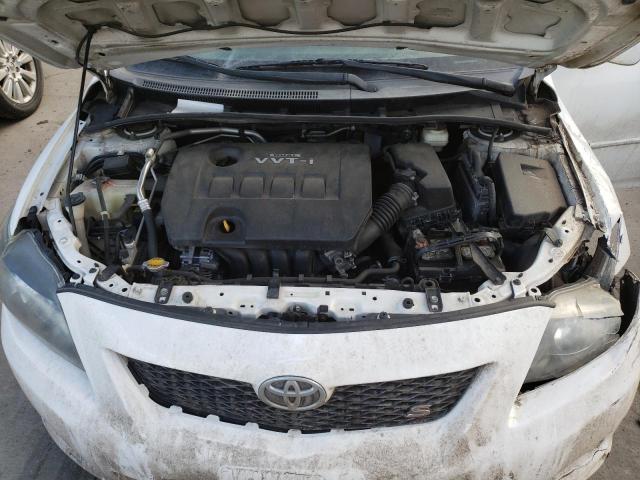 1NXBU4EE0AZ272577 - 2010 TOYOTA COROLLA BASE WHITE photo 11