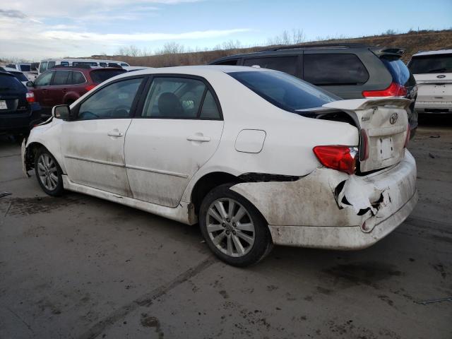 1NXBU4EE0AZ272577 - 2010 TOYOTA COROLLA BASE WHITE photo 2