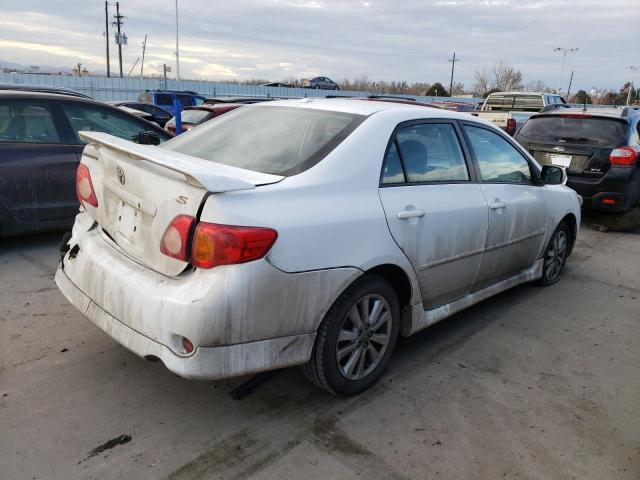 1NXBU4EE0AZ272577 - 2010 TOYOTA COROLLA BASE WHITE photo 3