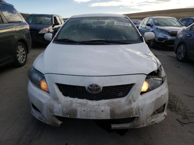 1NXBU4EE0AZ272577 - 2010 TOYOTA COROLLA BASE WHITE photo 5