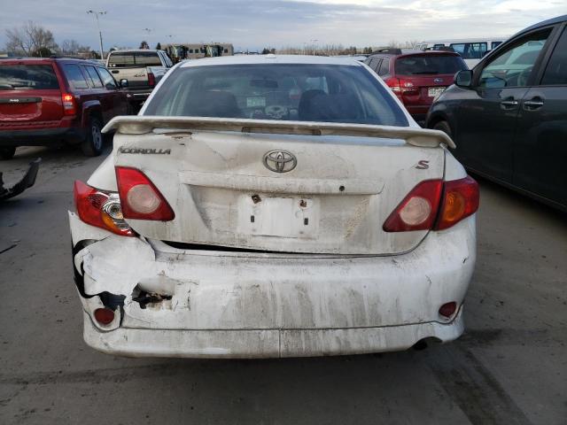 1NXBU4EE0AZ272577 - 2010 TOYOTA COROLLA BASE WHITE photo 6
