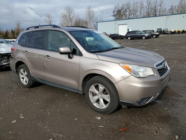 JF2SJADCXFH490152 - 2015 SUBARU FORESTER 2.5I PREMIUM BEIGE photo 4