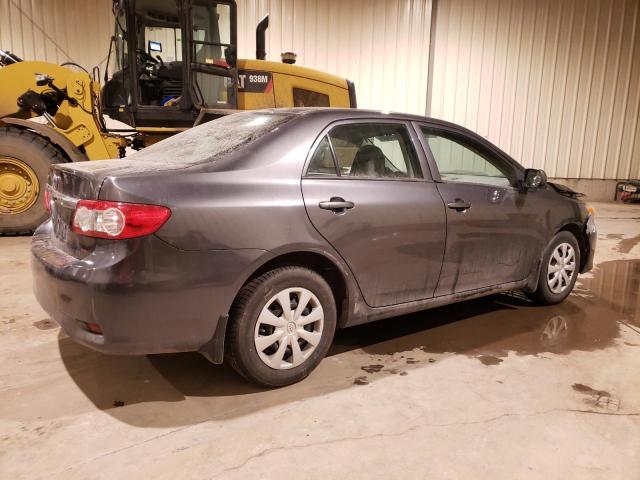 2T1BU4EE1DC024053 - 2013 TOYOTA COROLLA BASE GRAY photo 3