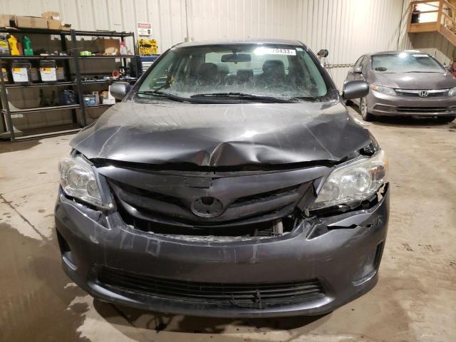 2T1BU4EE1DC024053 - 2013 TOYOTA COROLLA BASE GRAY photo 5