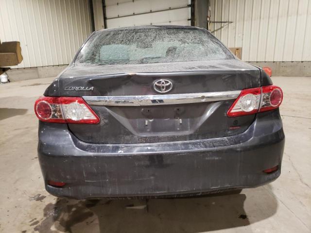 2T1BU4EE1DC024053 - 2013 TOYOTA COROLLA BASE GRAY photo 6