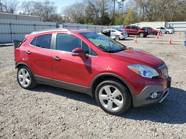KL4CJBSB3FB271906 - 2015 BUICK ENCORE CONVENIENCE 勃艮第红 照片 4