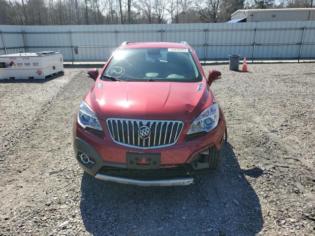 KL4CJBSB3FB271906 - 2015 BUICK ENCORE CONVENIENCE 勃艮第红 照片 5