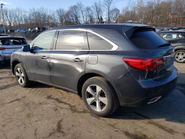 5FRYD4H2XFB003131 - 2015 ACURA MDX CHARCOAL photo 2