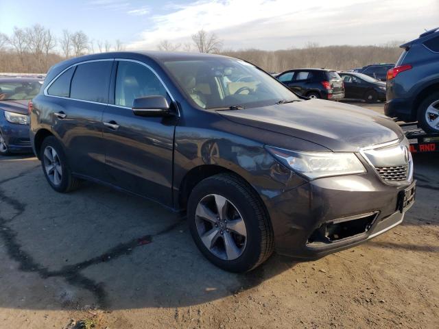 5FRYD4H2XFB003131 - 2015 ACURA MDX CHARCOAL photo 4