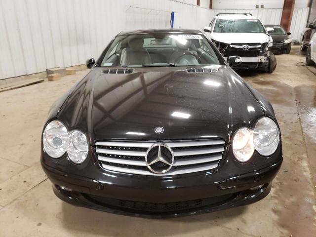 WDBSK75F75F100821 - 2005 MERCEDES-BENZ SL 500 BLACK photo 5