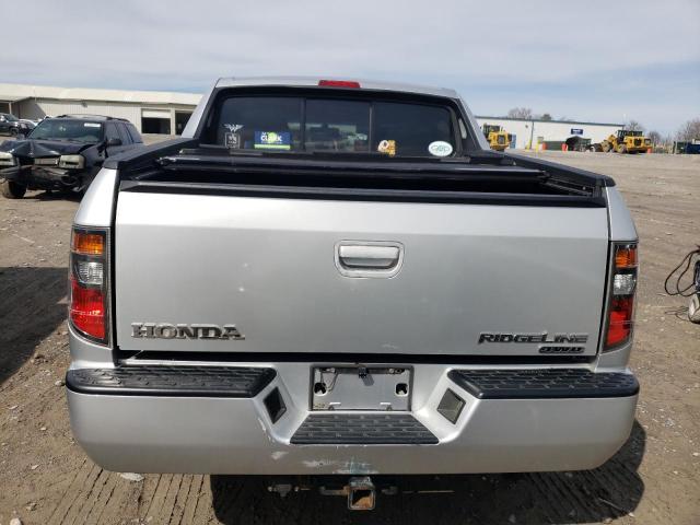 2HJYK16546H567799 - 2006 HONDA RIDGELINE RTL SILVER photo 6