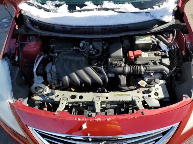 3N1CN7AP0EL838951 - 2014 NISSAN VERSA S RED photo 11