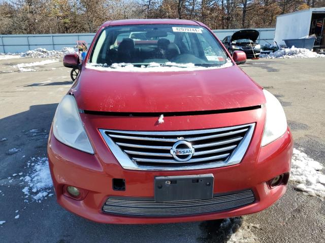 3N1CN7AP0EL838951 - 2014 NISSAN VERSA S RED photo 5