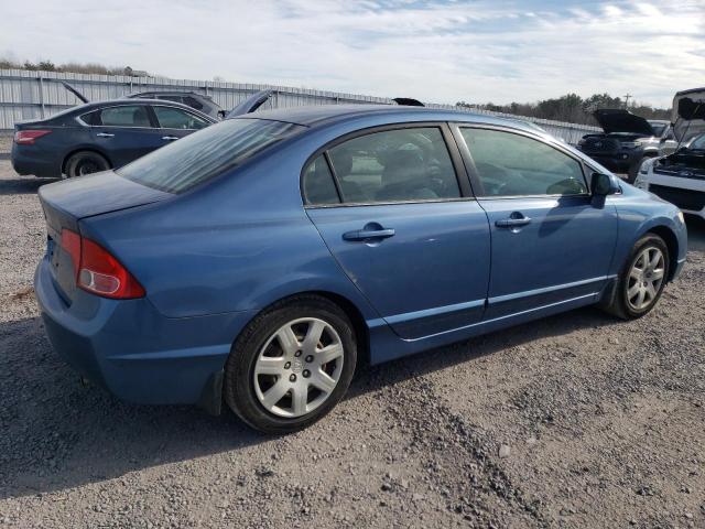 1HGFA16537L001492 - 2007 HONDA CIVIC LX BLUE photo 3