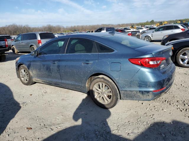 5NPE24AF0FH087100 - 2015 HYUNDAI SONATA SE BLUE photo 2