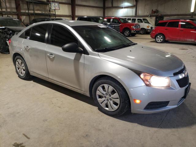 1G1PC5SH2C7289201 - 2012 CHEVROLET CRUZE LS SILVER photo 4