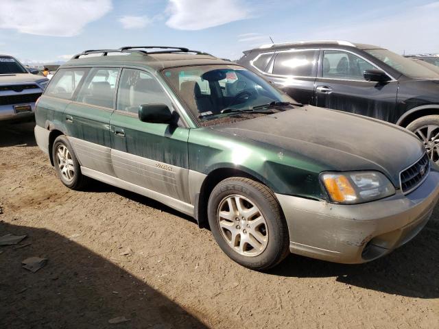 4S3BH686337652250 - 2003 SUBARU LEGACY OUTBACK LIMITED GREEN photo 4