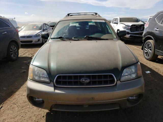 4S3BH686337652250 - 2003 SUBARU LEGACY OUTBACK LIMITED GREEN photo 5