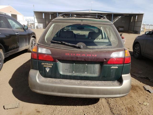 4S3BH686337652250 - 2003 SUBARU LEGACY OUTBACK LIMITED GREEN photo 6