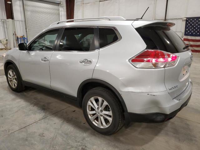 KNMAT2MT1FP523300 - 2015 NISSAN ROGUE S SILVER photo 2