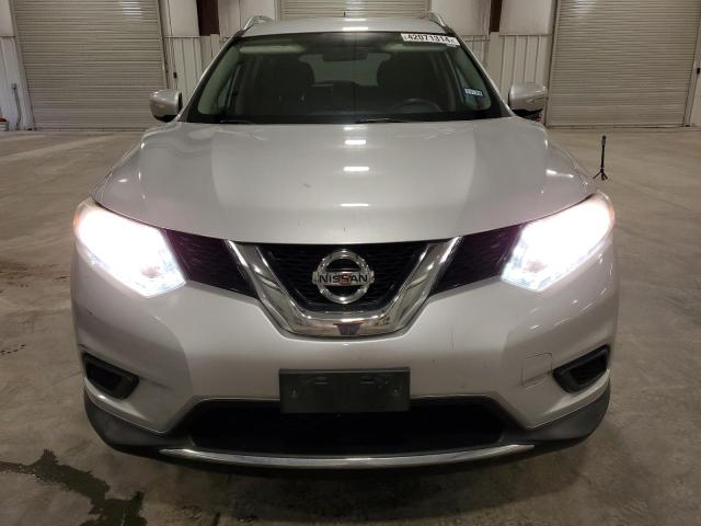 KNMAT2MT1FP523300 - 2015 NISSAN ROGUE S SILVER photo 5