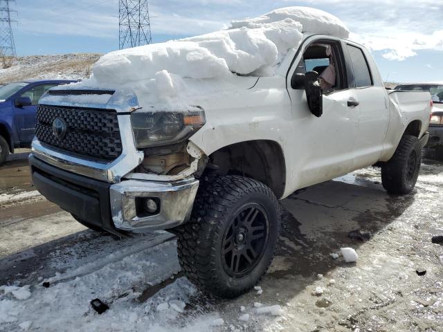 5TFUY5F12MX996678 - 2021 TOYOTA TUNDRA DOUBLE CAB SR/SR5 WHITE photo 1