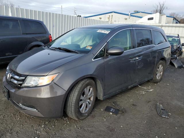 5FNRL5H49FB125110 - 2015 HONDA ODYSSEY EX GRAY photo 1