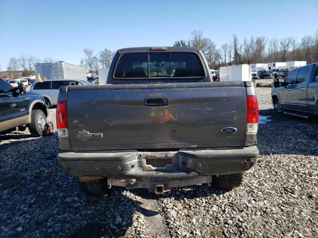 1FTWW31P06EC22264 - 2006 FORD F350 SRW SUPER DUTY GRAY photo 6