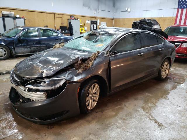 1C3CCCAB0FN714619 - 2015 CHRYSLER 200 LIMITED GRAY photo 1