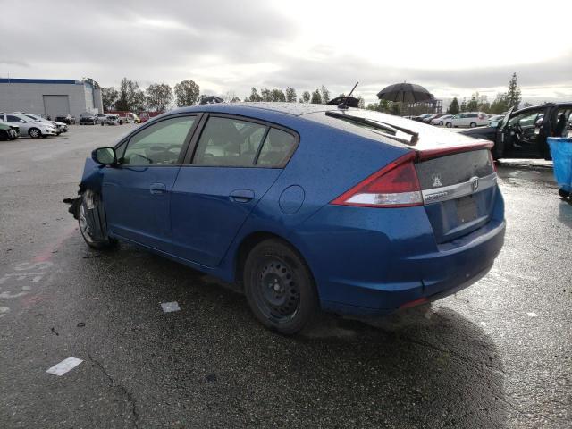 JHMZE2H54DS005618 - 2013 HONDA INSIGHT LX BLUE photo 2