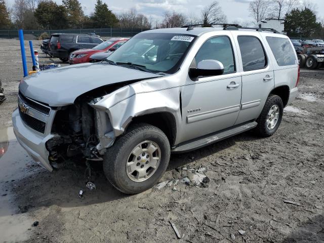 1GNSKBE08BR107908 - 2011 CHEVROLET TAHOE K1500 LT SILVER photo 1