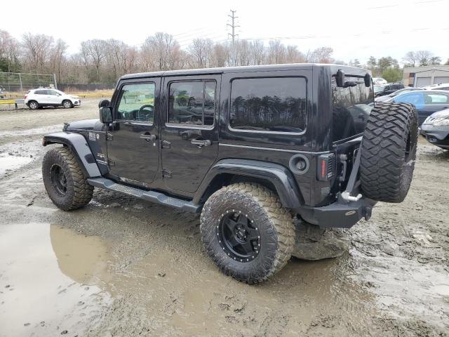 1C4BJWEG3GL172255 - 2016 JEEP WRANGLER U SAHARA BLACK photo 2