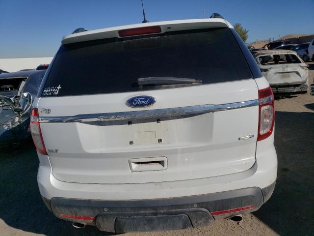 1FM5K8D84EGB68054 - 2014 FORD EXPLORER XLT WHITE photo 6