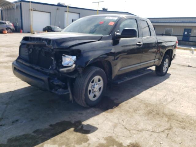 5TFRM5F13KX137906 - 2019 TOYOTA TUNDRA DOUBLE CAB SR/SR5 BLACK photo 1