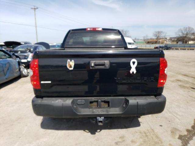 5TFRM5F13KX137906 - 2019 TOYOTA TUNDRA DOUBLE CAB SR/SR5 BLACK photo 6